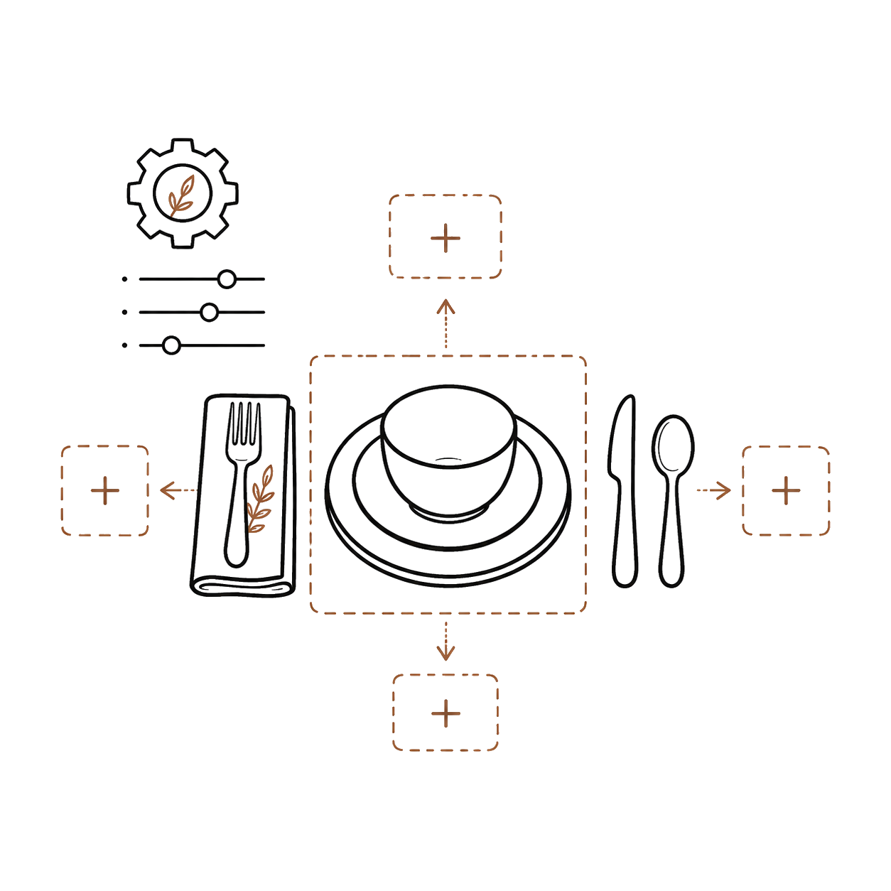 Table set configurator